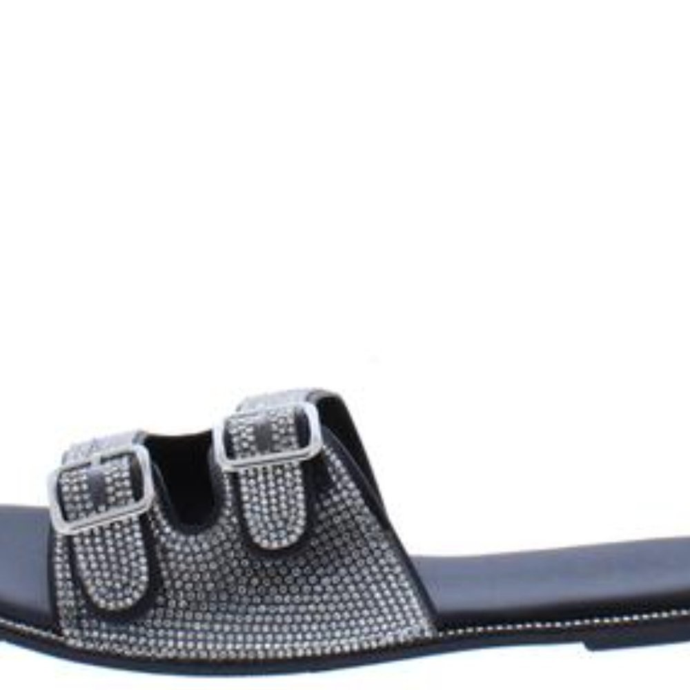 Women's Rhinestone sandals - Picture 3 of 5